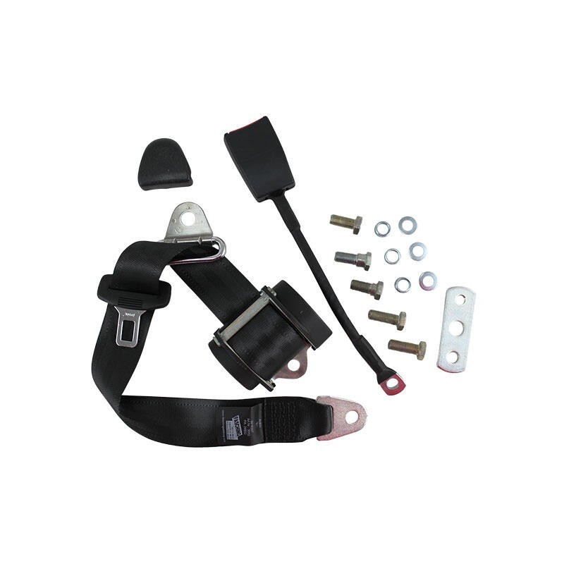 CEINTURE DE SECURITE AVANT 3 POINTS A ENROULEUR (NOIR)