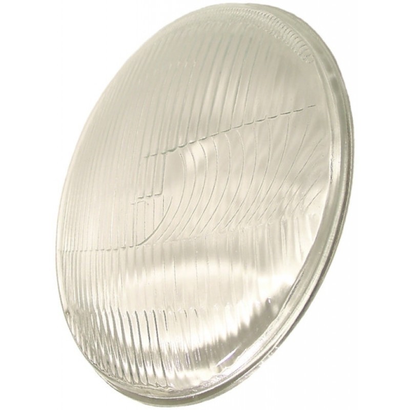 VERRE DE PHARE OVALE ORIGINE Type 1 -07/67 (AVEC DESSIN ASSYMETRIQUE)