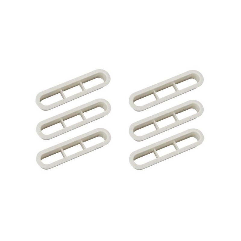 GRILLES D'AERATION POUR LUNETTE ARRIERE Type 1 et 1302 08/71- (Blanc)