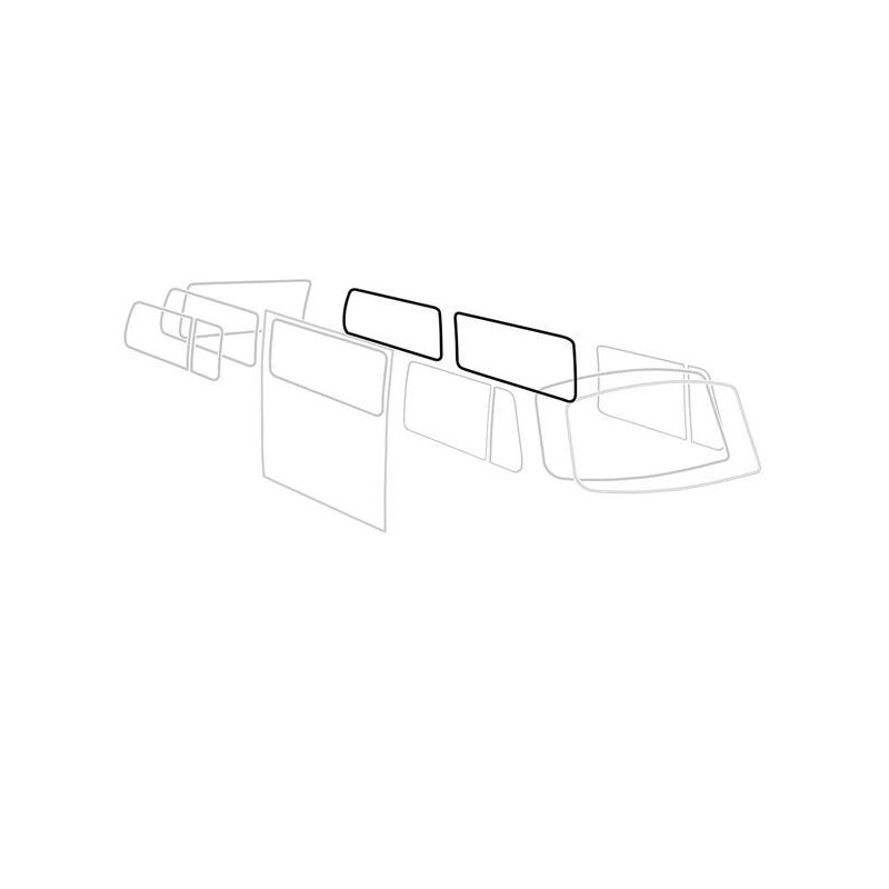 JOINT DE VITRE LATERALE CENTRALE ET ARRIERE Type 2 08/67-07/79