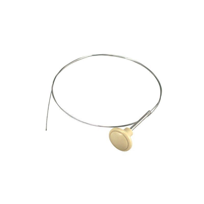CABLE DE CAPOT AVANT EMBOUT BLANC Type 1 et 14 -07/67